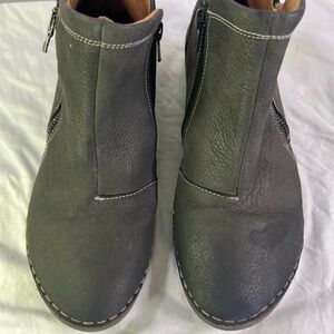 Josef Seibel Fergey 94 Zipper Bootie Shoes WOMENS 40-9 Pewter